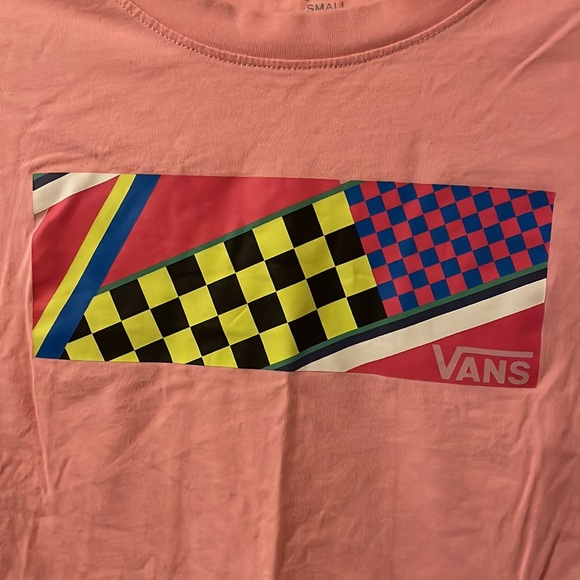 Pink VANS graphic long sleeve crop top - Picture 3 of 3